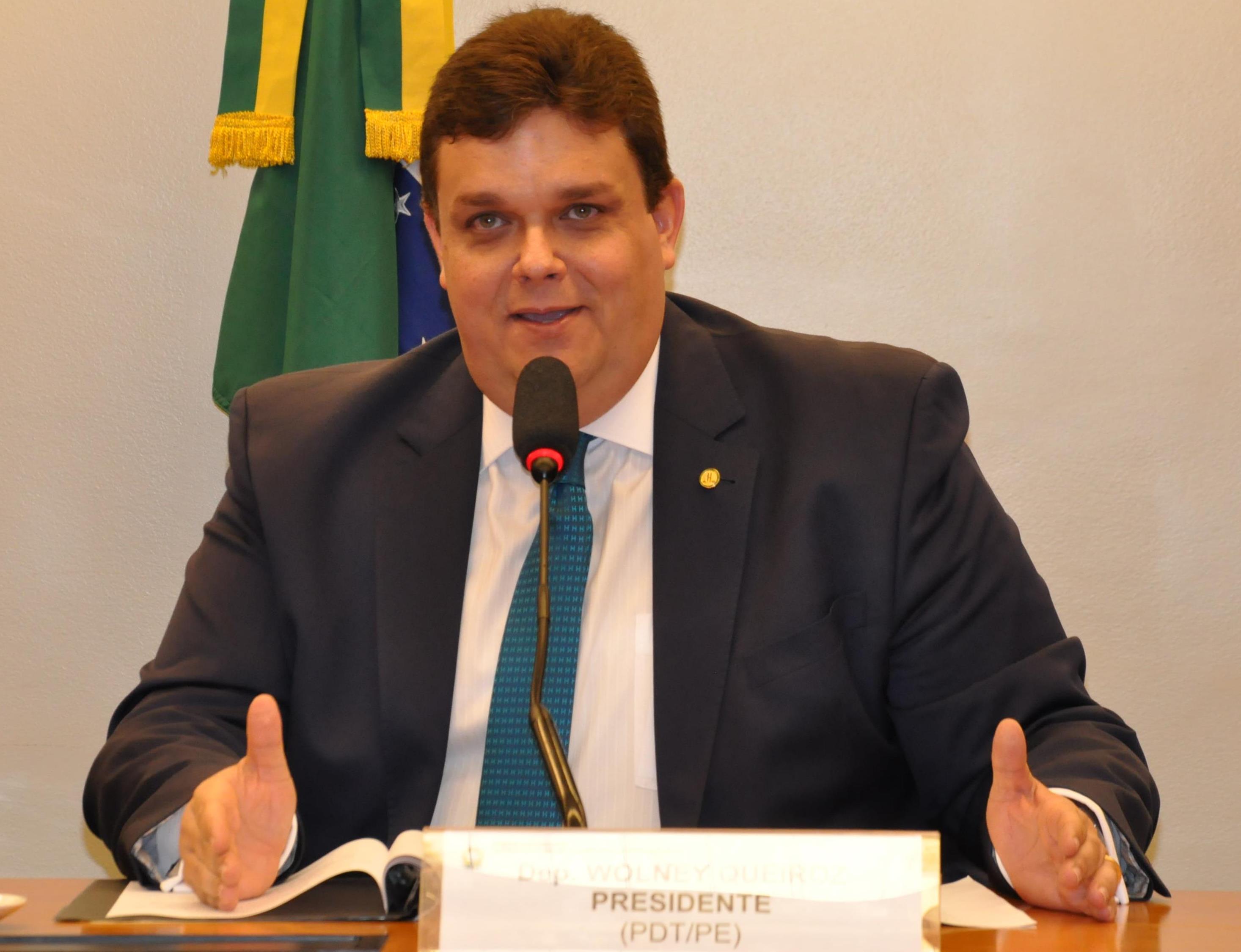 Deputado Wolney Queiroz (PDT/PE) assume a presidência da CTASP
