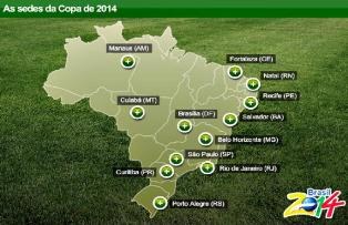 Mapa Copa2014