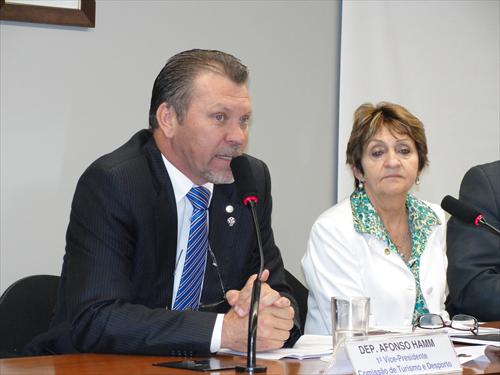 Afonso Hamm fala das obras do estádio Beira-Rio na reunião da CTD