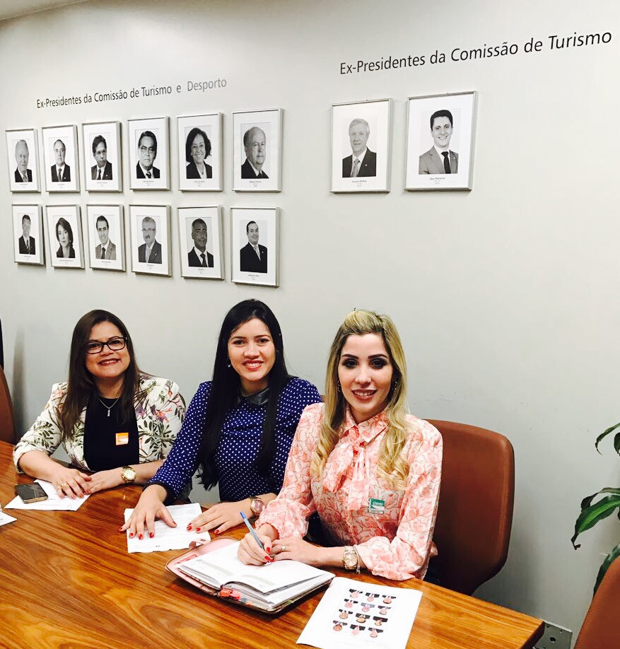 Comissão de Turismo da Câmara dos Deputados recebe a presidente da Comissão de Turismo da Assembleia Legislativa do Amapá