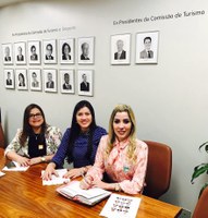 Comissão de Turismo da Câmara dos Deputados recebe a presidente da Comissão de Turismo da Assembleia Legislativa do Amapá