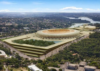 CTD visita obras da Copa 2014 em Belo Horizonte