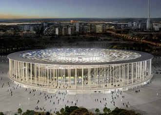 CTD visita obras da Copa 2014 em Brasília