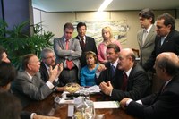 Em visita à CTD, Marin defende “diálogo permanente” com o Congresso