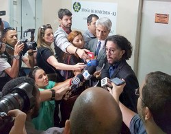 Comissão Externa se reúne com o delegado Fábio Cardoso, chefe da Divisão de Homicídios da Polícia Civil do Rio de Janeiro