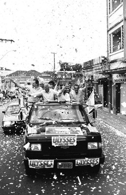 Ulysses em Santa Maria/RS, campanha presidencial eleições de 1989