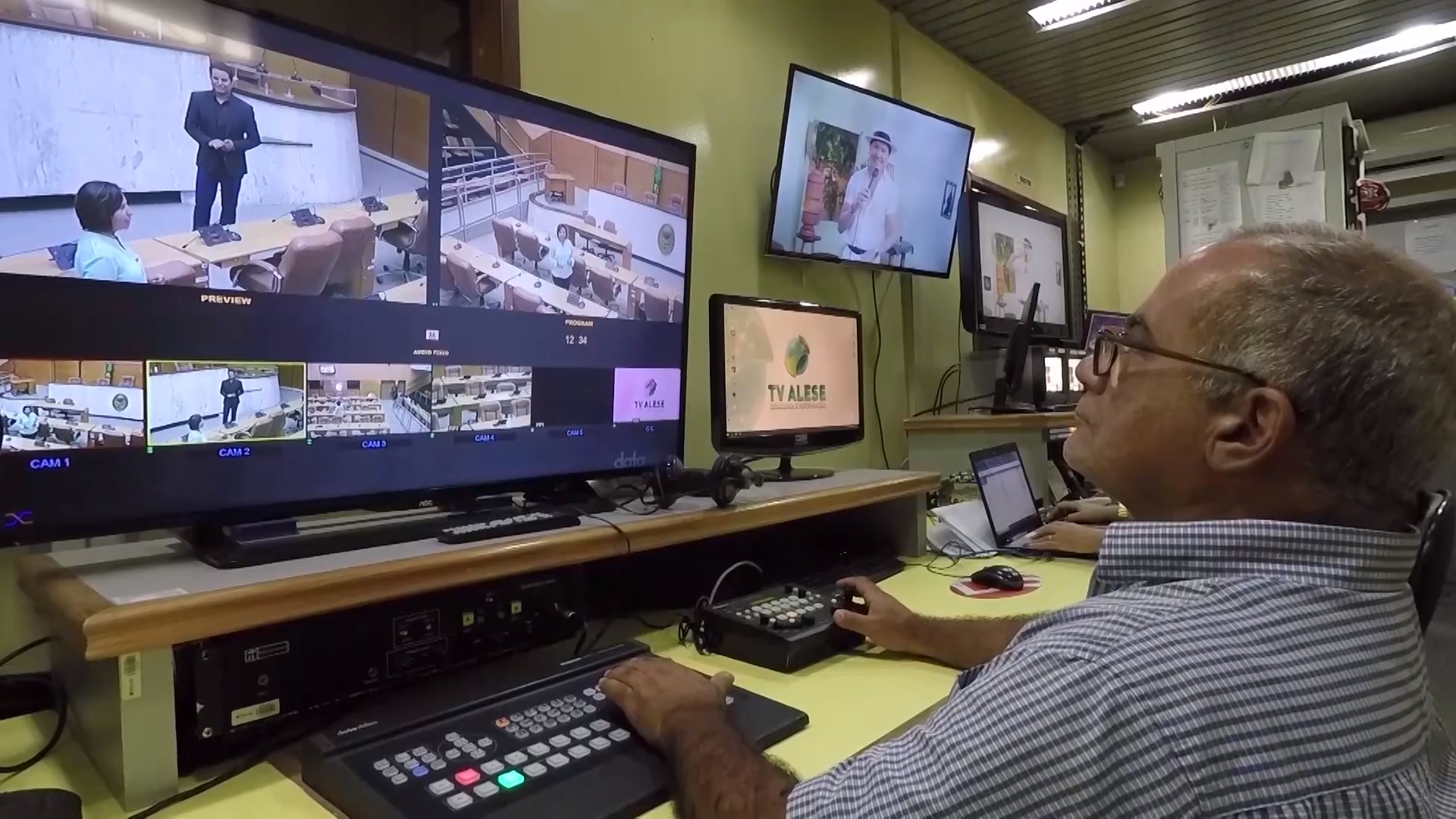 TV Câmara e TV Alese no interior de Sergipe