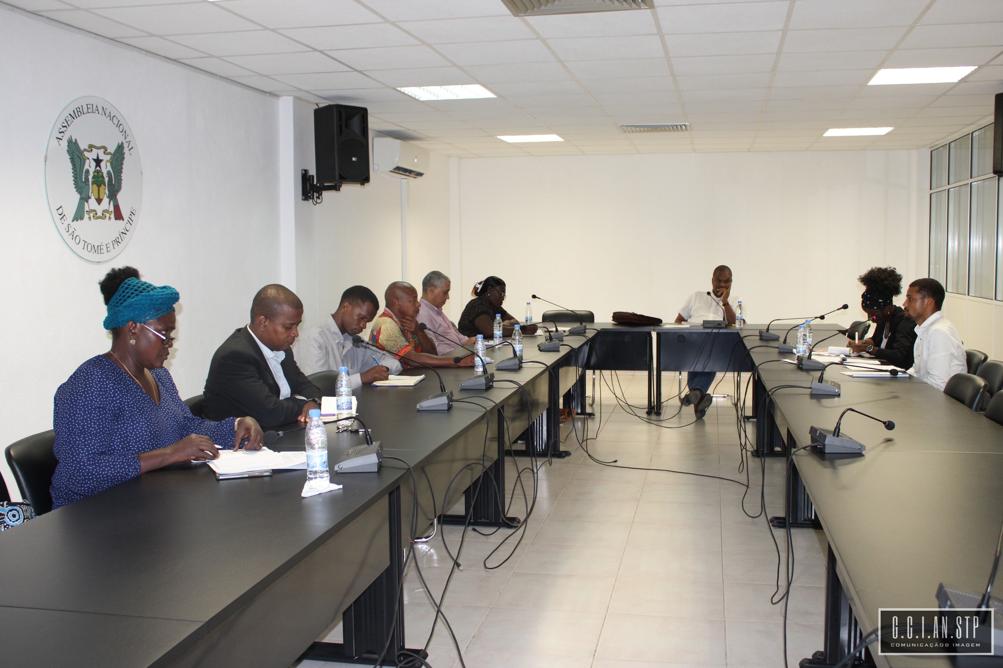 DEPUTADOS DA QUINTA COMISSÃO ESPECIALIZADA PERMANENTE AUSCULTAM A DIRECÇÃO DO CONSELHO NACIONAL DA JUVENTUDE.