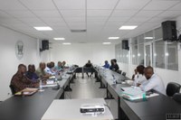 PRIMEIRA COMISSÃO RECEBE OS REPRESENTANTES DO CENTRO DE ARBITRAGEM DE SÃO TOMÉ E PRÍNCIPE.