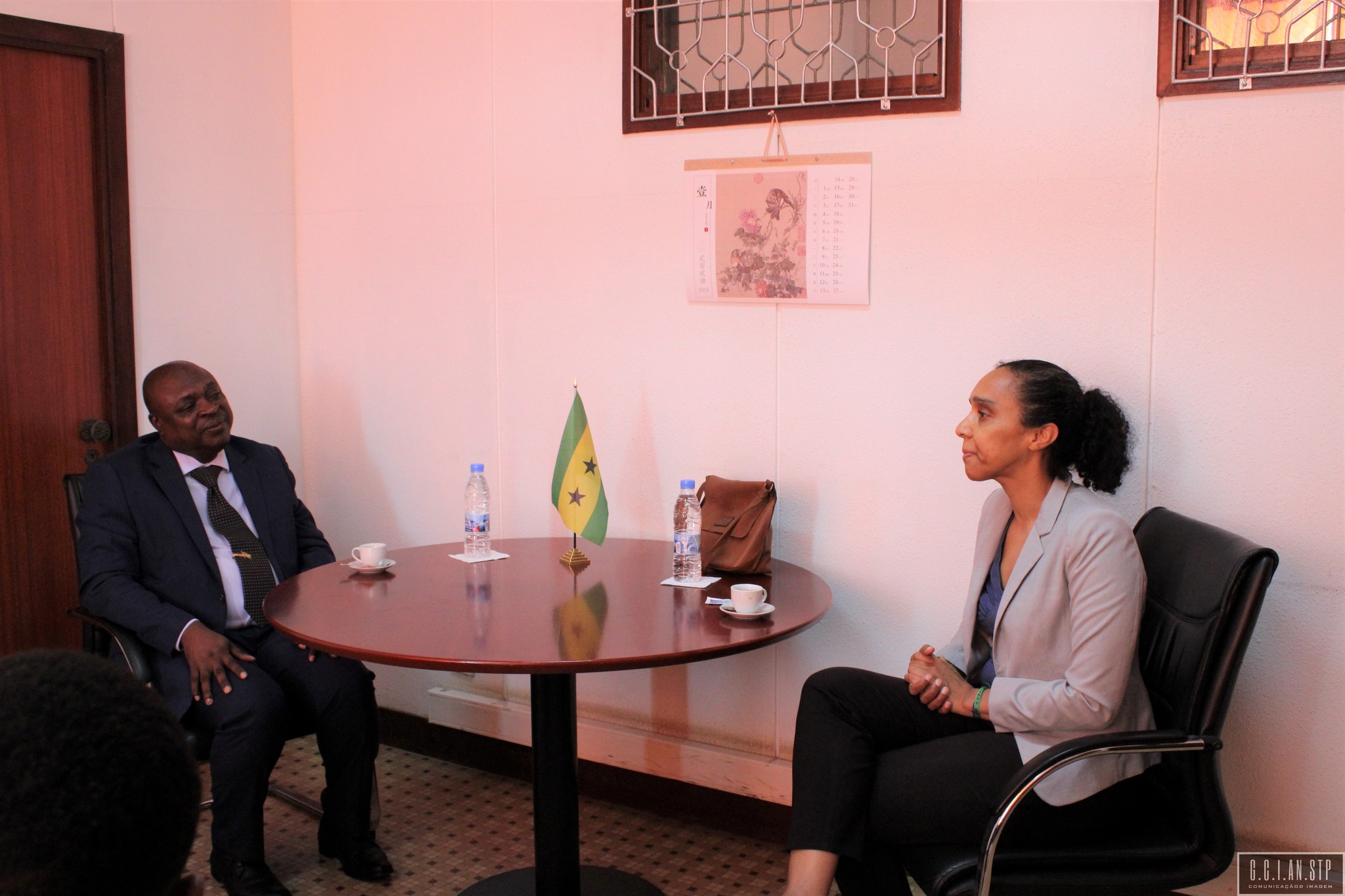 SECRETÁRIO-GERAL DA ASSEMBLEIA NACIONAL RECEBE ASSESSORA PARLAMENTAR DA REPÚBLICA PORTUGUESA.