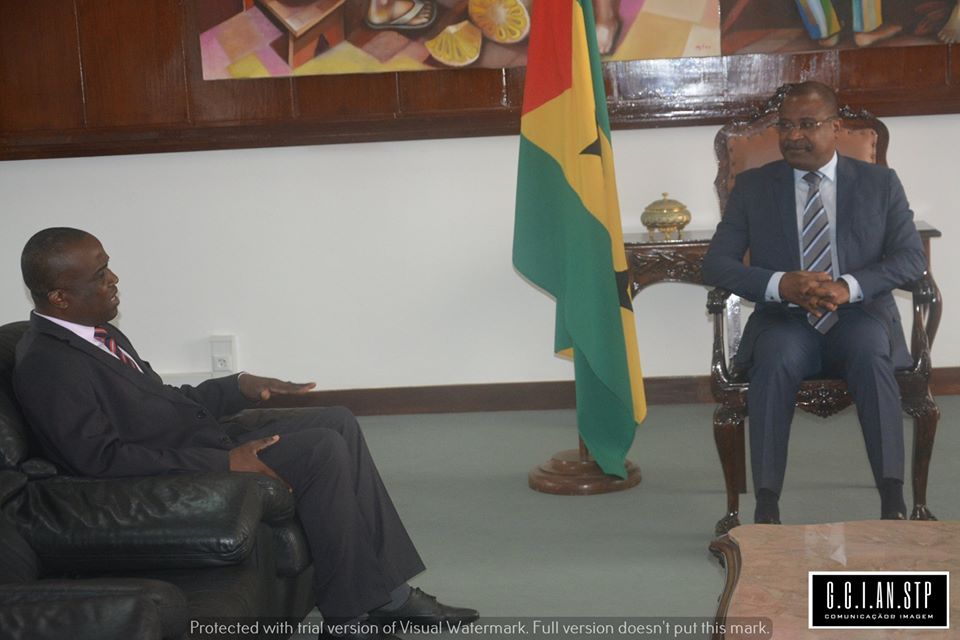 PRESIDENTE DO PARLAMENTO RECEBE NOVO PRESIDENTE DO TRIBUNAL DE CONTAS