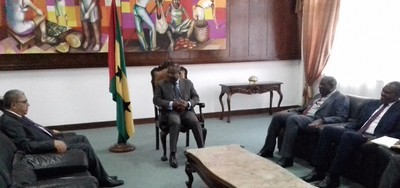 Audiência com o Presidente da Assembleia Legislativa do Príncipe