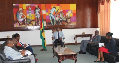 Audiência com a Organização Nacional de Trabalhadores de São Tomé e Príncipe