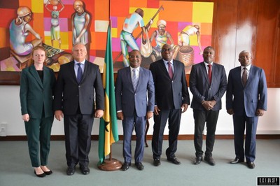  Embaixador da Federação da Rússia para São Tomé e Príncipe, Vladimir Tararov em audiência com Presidente da Assembleia Nacional, Delfim Santiago das Neves 