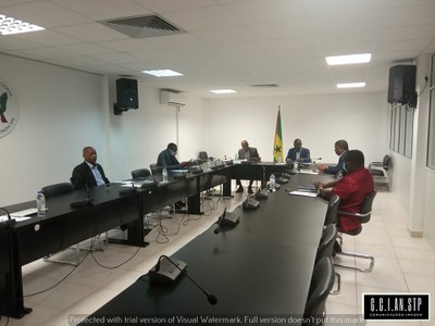 PRESIDENTE DA ASSEMBLEIA NACIONAL, DELFIM NEVES EM REUNIÃO COM OS PRESIDENTES DAS COMISSÕES ESPECIALIZADAS PERMANENTES